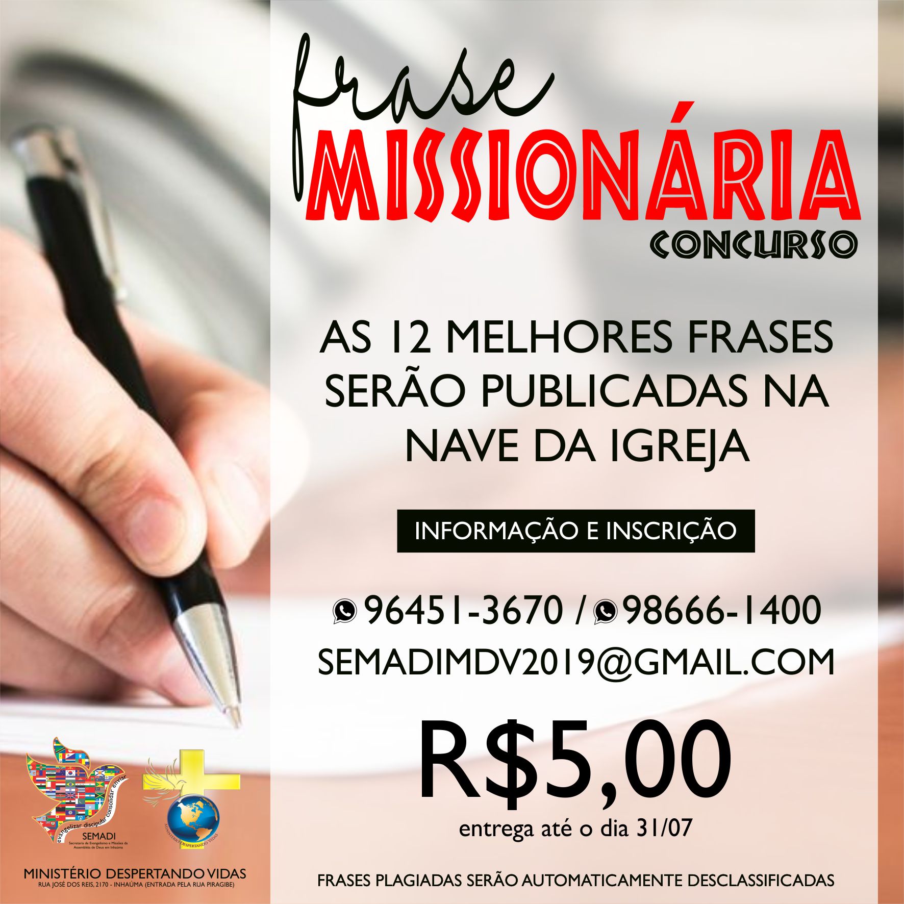 frase  missionária